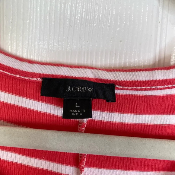 J. Crew Red and White Striped Maxi Dress - Picture 4 of 7